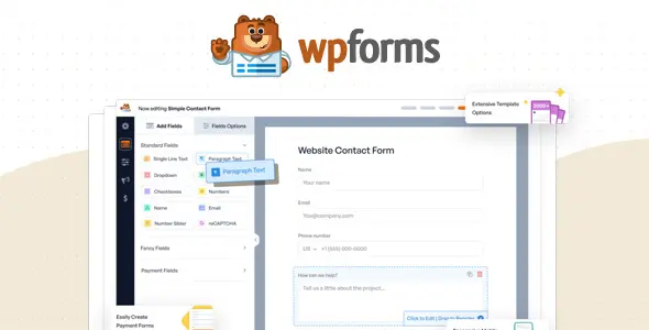 دانلود رایگان افزونه وردپرس فرم پرور - پلاگین WPForms Pro